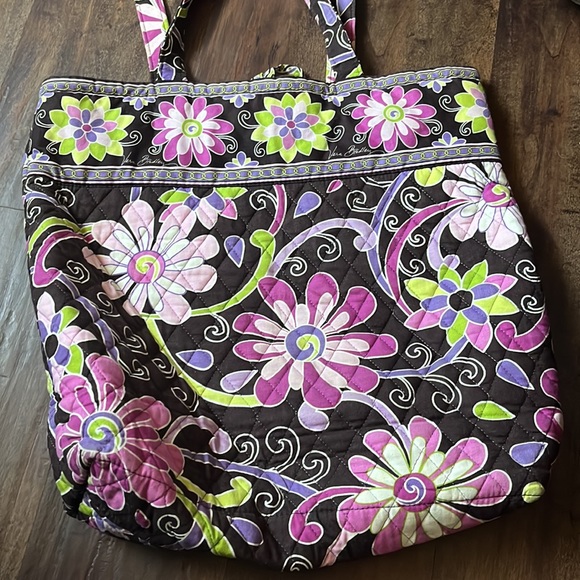 Vera Bradley Purple Punch Tote - Picture 2 of 3